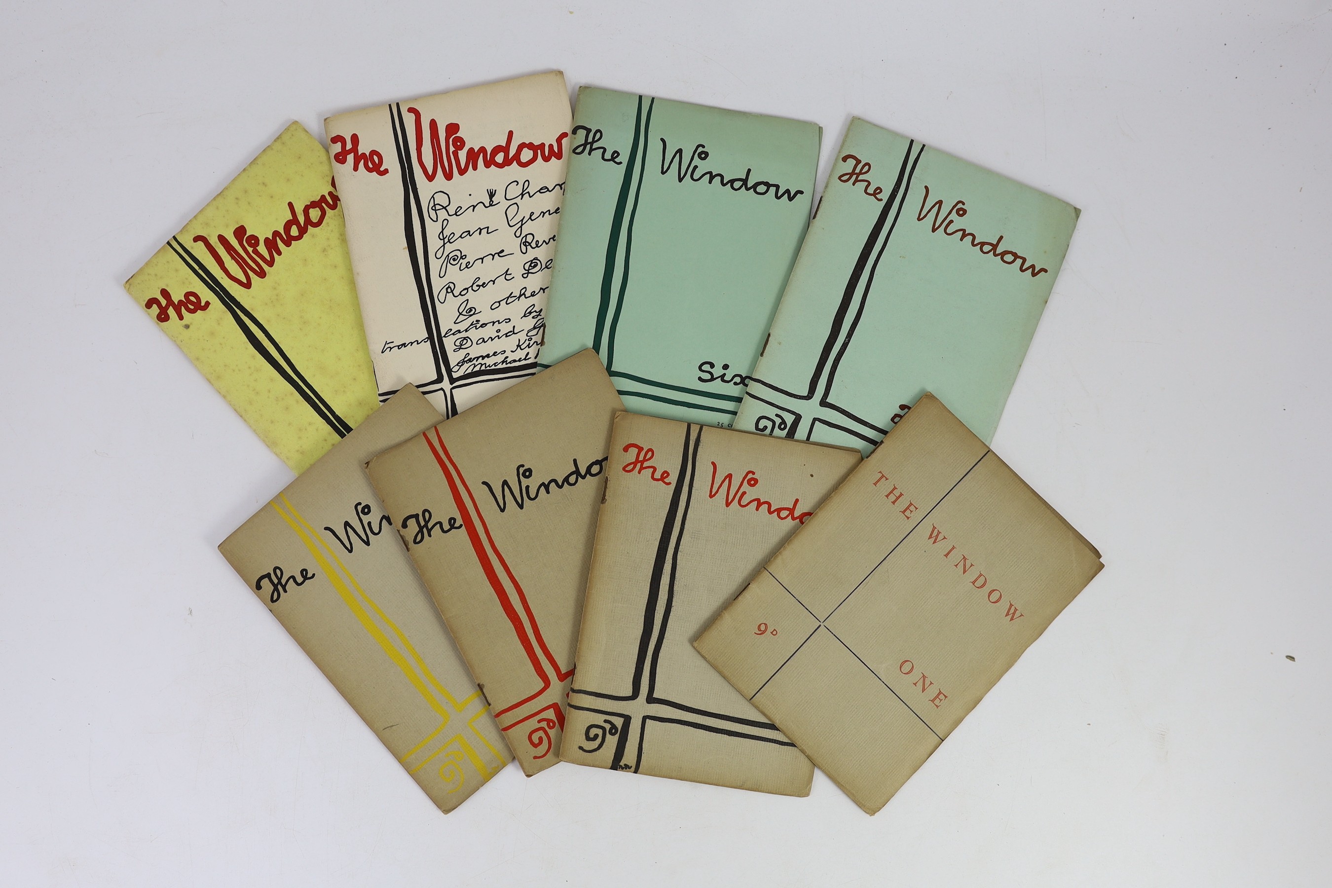 20th century Poetry and Prose - Symons, W.T - Purpose: A Quarterly Magazine - 7 issues, January/March 1936; July/September 1937; January/March, April/June & July/September 1938 and January/March and July/December 1940, T